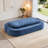 Modern Floor Sofa With 2 Pillows,Convertible Corduroy Fabric Foam-Filled Sleeper Sofa Bed, No Assembly Required,Convertible Sofa Cushion Unfolds Into Quilt,Folding Mattress For Living Room,Playroom-216048790