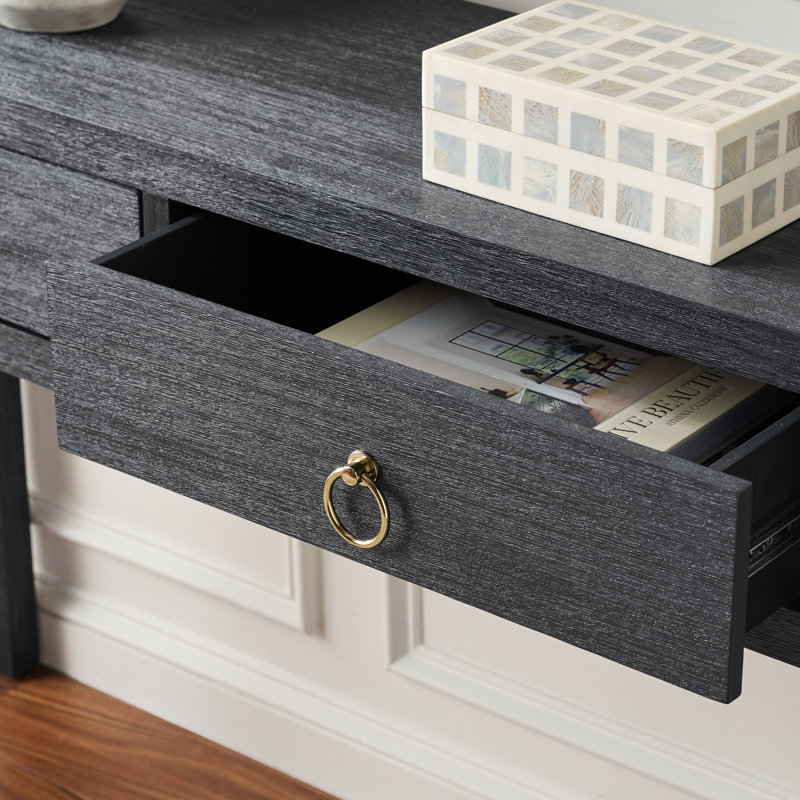 Moya 2 Drawer Console Table, Navy