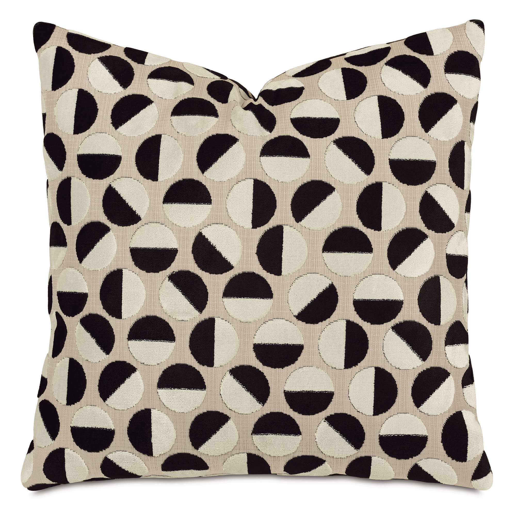 Pixie Decorative Pillow, Square 22", Black