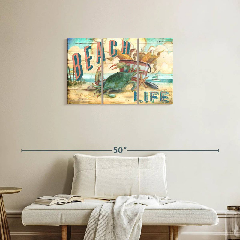 Beach Crab I, 20" H x 33" W