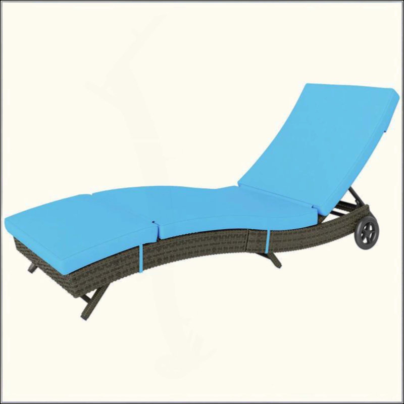 Outdoor Lounge Chair,Wicker Chaise Lounge Chair