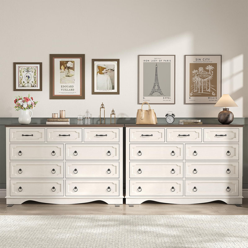 Commode 9 tiroirs pour chambre à coucher
