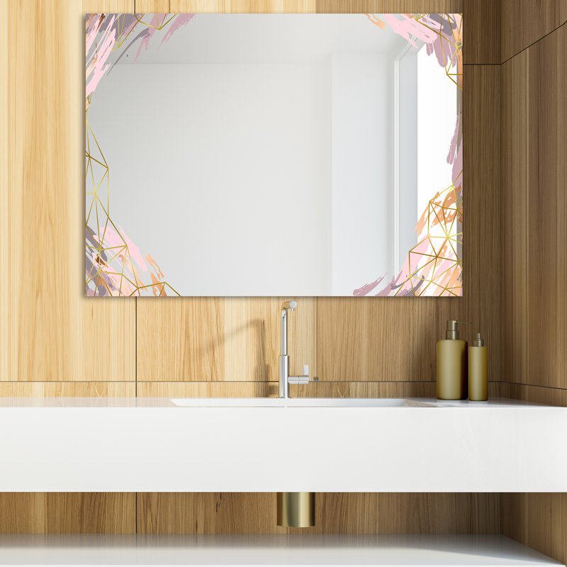 Miroir de meuble-lavabo moderne et contemporain, H 29,5 po x l 39,4 po