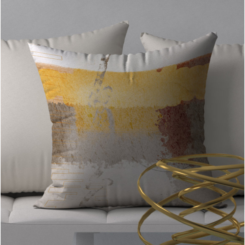 Housse de coussin carrée et tentante, 24" X 24"