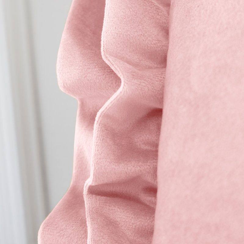 So Soft Touch Double Frill Cushion Cover, Pink