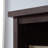 Hutch With Adjustable Shelves, Brown Finish