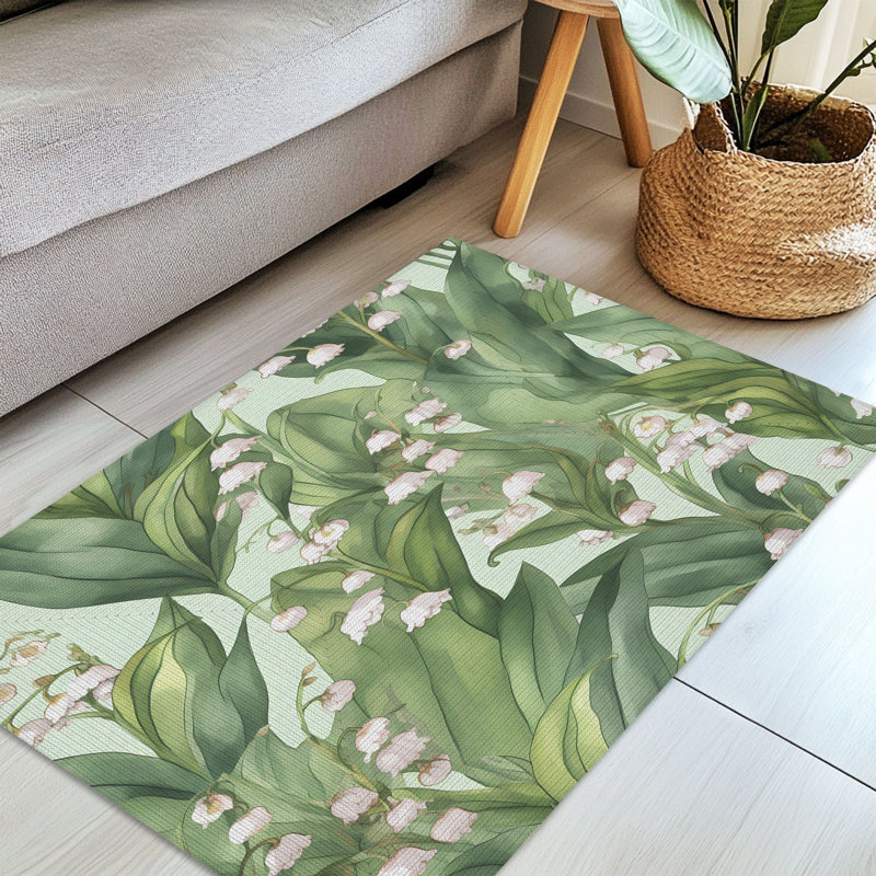 Tapis tressé Petal Flow, Rectangulaire 3 pi x 5 pi