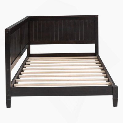 Lit de jour / canapé en bois polyvalent pour la détente et le confort, combinant design classique et fonctionnalité pratique