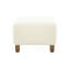 Repose-pieds confortable, blanc