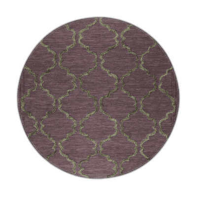 Tapis noir intérieur et extérieur Trellis