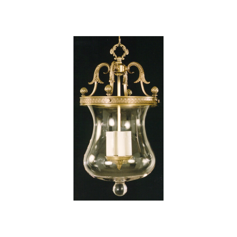 Cowie 4 - Light Urn Pendant, Antique Silver