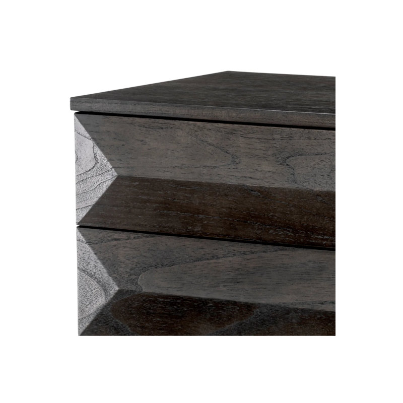 Denver 3 - Drawer Solid Wood Nightstand