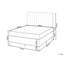 Upholstered Fabric Bed with Mattress-1814271312-1814271315