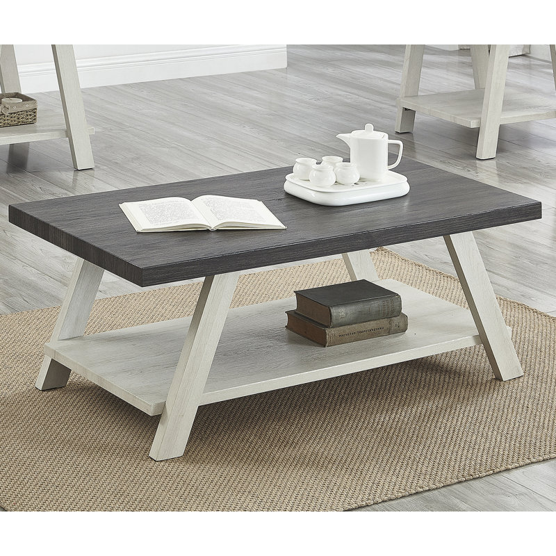 Table basse Athens , Gris foncé, Gris clair