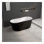 Baignoire autoportante en acrylique, baignoire autoportante, brillante, drain chromé, certifié cUPC-112318704