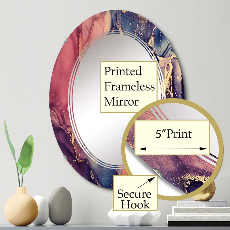 Miroir de salle de bain sans cadre, 30 po x 20 po