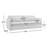 Faye 84” Pillow 2-Over-Bench Seat Sofa-1081437866
