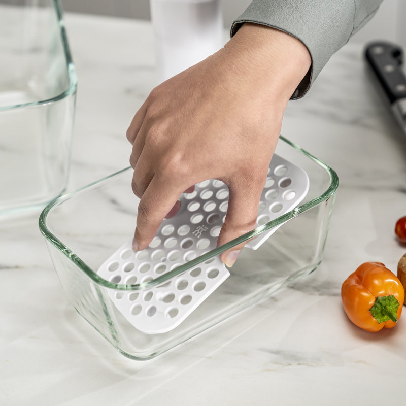 Plateau d'égouttement pour aspirateur Fresh & Save, moyen / grand / 2 pièces, Blanc