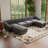 Lizzy 6 - Piece Upholstered Sectional