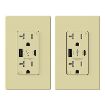 20 Tamper Resistant Duplex Outlet