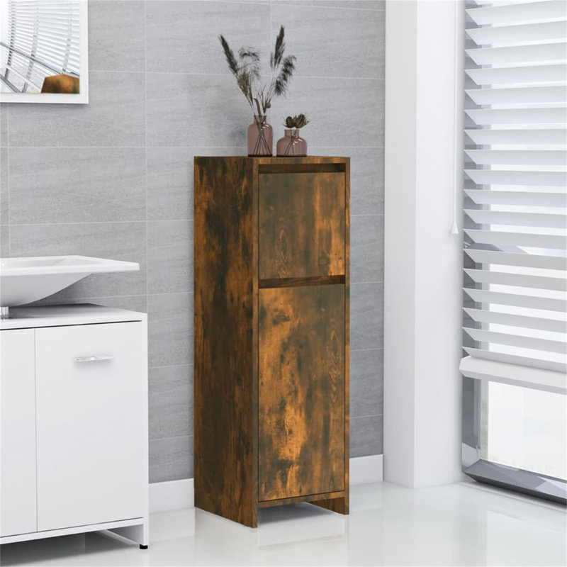 Lamerle Freestanding Bathroom Cabinet, Oak