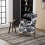Ensemble de table basse et de fauteuils de style rétro vintage, fauteuil de lecture à haut dossier et table en bois massif pour le salon et la chambre à coucher