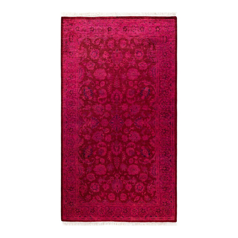 Fine Vibrance One-of-a-Kind 3' 1" X 5' 5" Hand Knotted Area Rug