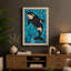 Orca Geometric - Wrapped Canvas-1578653133-1578653134