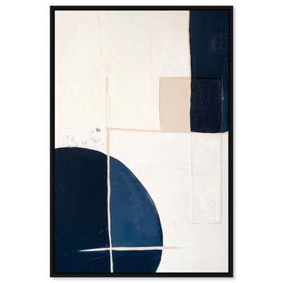 Sunset Serenity I Canvas Abstract Print by Oliver Gal, Black Frame, 10 x 15
