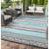 Boho Outdoor Mats Plastic Straw Rug Waterproof Vintage Washable Outdoor Rug for Garden Backyard Picnic Camping RV Deck Beach Trailer