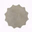 Side Table Sunburst Top Hourglass Shape Design