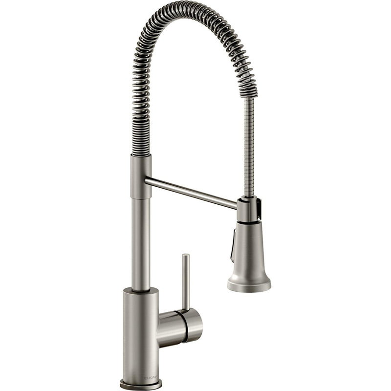 Avado Pull Down Single Handle Kitchen Faucet, Lustrous Steel