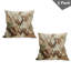 Ensemble de 2 housses de coussin Ambesonne Monstera cacao vert réséda pâle-99019660-99019659