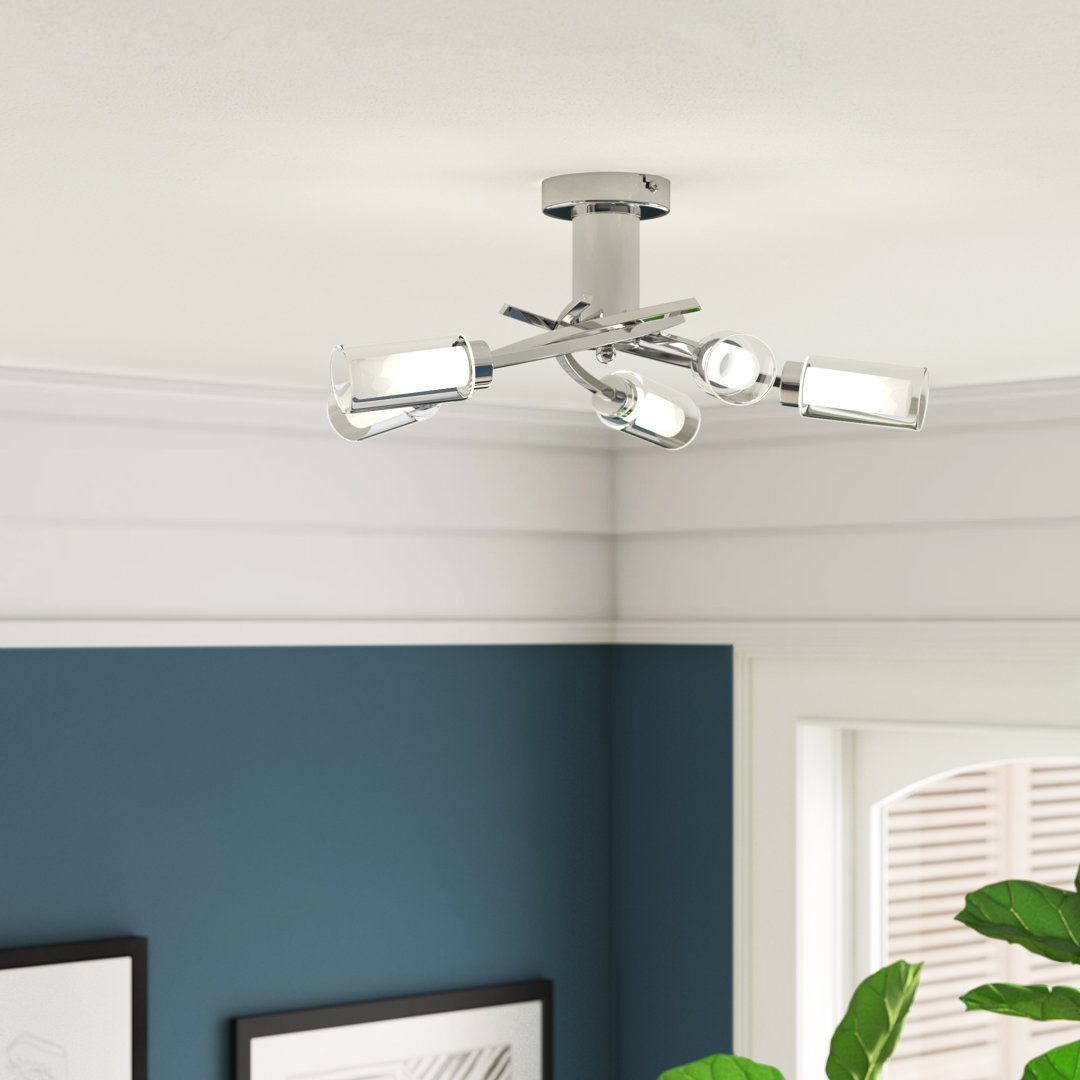 Laurie 5 -Light 47cm Semi Flush Mount