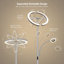 68.9" Dimmable Modern LED Torchiere Standing Floor Lamp & Reading Light With Remote & Touch Control-610945142