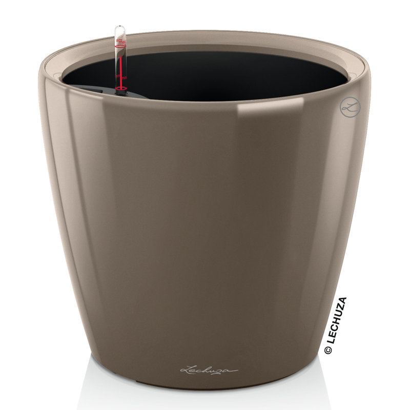 Classico Pot Planter, Taupe, 33cm H x 35cm W x 35cm D