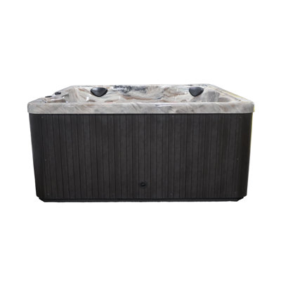 Hudson Bay Spas 6 Person 19 Jet Spa- Tuscan Shell and Mocha Cabinets