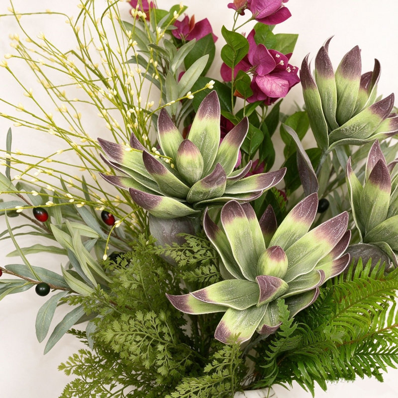 36 " Plastic and Foam Protea Arrangement