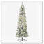 Sapin de Noël artificiel mince 7,5 pi
