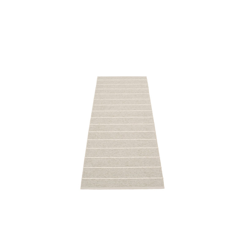 Carl Flatweave Linen/Beige Indoor / Outdoor Use Area Rug, Runner 2'3" x 6', Beige