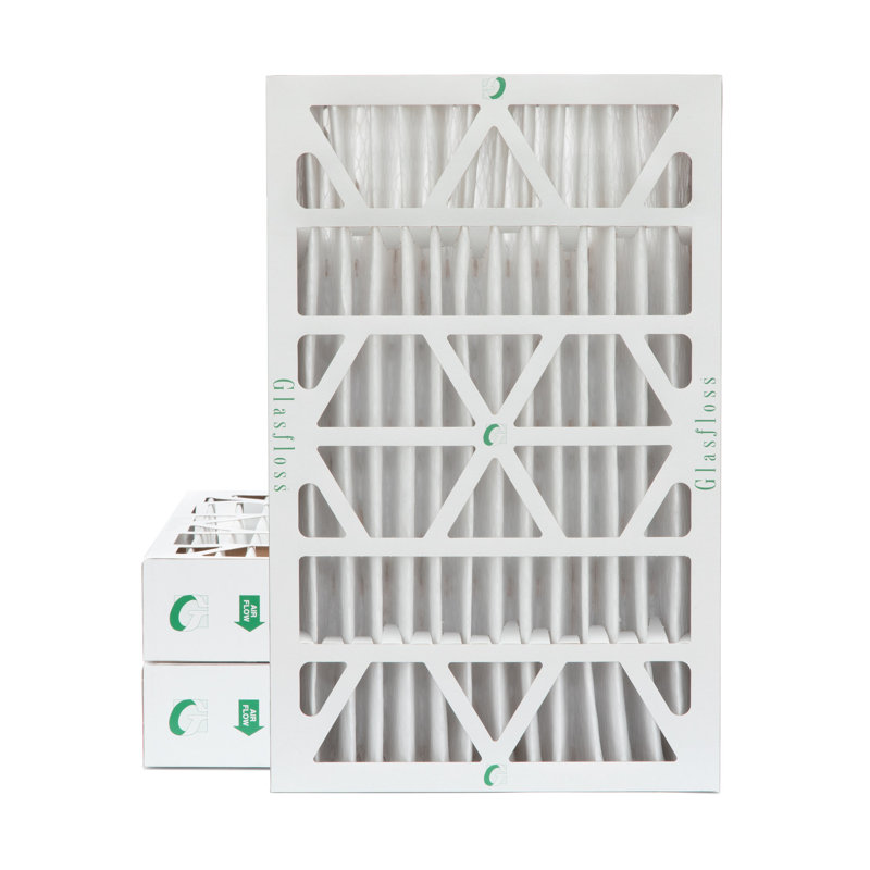 Filtres à air plissés Glassfloss ZL MERV 10, H 25 po x l 16 po x P 4 po
