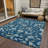 Machine Washable Indoor/Outdoor Chayden ACN1006 Navy 2'6" x 3'10" Rug-99105710