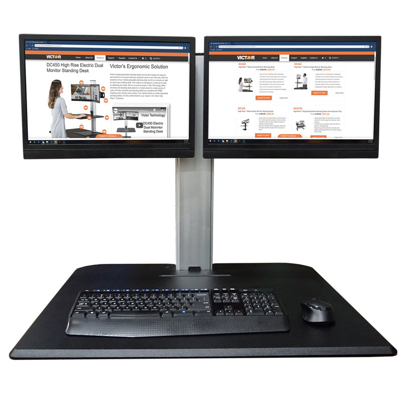 Victor Technology Multi-Screen Desktop Mount
