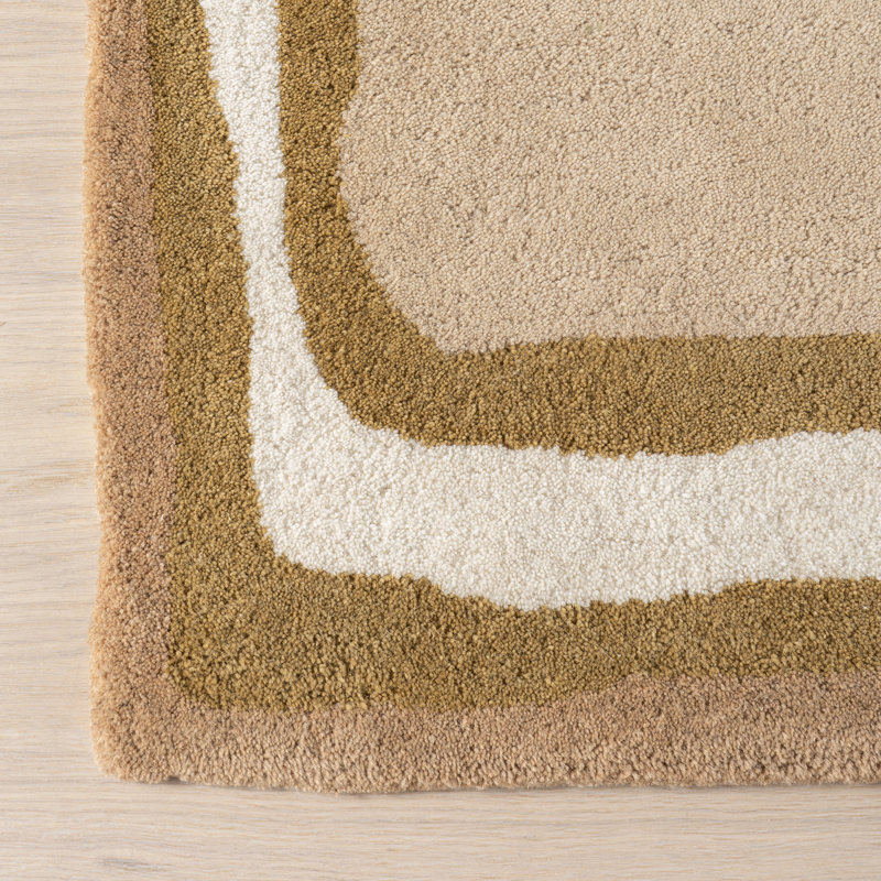Contessa Bordered Wool Area Rug, Rectangle 8'6" x 11'6"