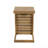 C-Shape End Table  Brown