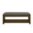 47" Accent Bench with Lower Shelf Shoe Rack, Padded Seating Bench for Living Room, Modern Compact Bed End Bench with Storage for Bedroom Seating, Removable Cushion,  47"W-Granite