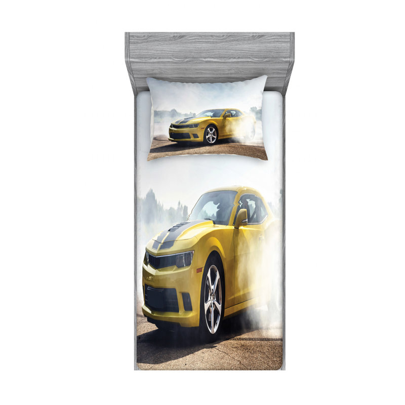 Microfiber Sheet Set, Twin Sheet Set with Fitted Sheet