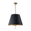 5-light Metal Conical Drum Pendant 
