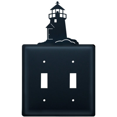 Lighthouse 2-Gang Toggle Light Switch Wall Plate