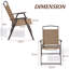Chaise de patio pliante en métal Hickley-1747618590